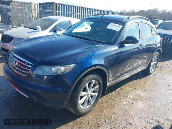 2006 Infiniti FX with VIN JNRAS08W66X210139, listed as a IAAI auction lot 41350692 with 185,057 mi miles and . Bid and sale history available at carsss.com. Image 2.
