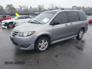 2005 Mazda MPV LX with VIN JM3LW28A050538622, listed as a IAAI auction lot 41555020 with 235,279 mi miles. Bid and sale history available at carsss.com. Image 16.