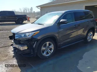 2018 Toyota Highlander Hybrid Limited with VIN 5TDDGRFHXJS043578, listed as a IAAI auction lot 41748700 with 25,937 mi miles and . Bid and sale history available at DreamBid. Image 2.
