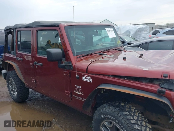 2007 Jeep Wrangler Unlimited Sahara with VIN 1J4GA59177L162022, listed as a IAAI auction lot 41887599 with 207,358 mi miles and . Bid and sale history available at DreamBid. Image 12.