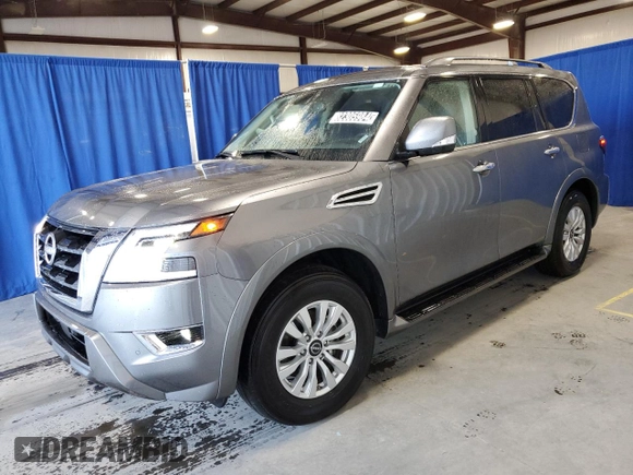 2023 Nissan Armada SV with VIN JN8AY2AD5P9692731, listed as a Copart auction lot 82305984 with 54,601 mi miles and Clean title. Bid and sale history available at DreamBid. Image 1.