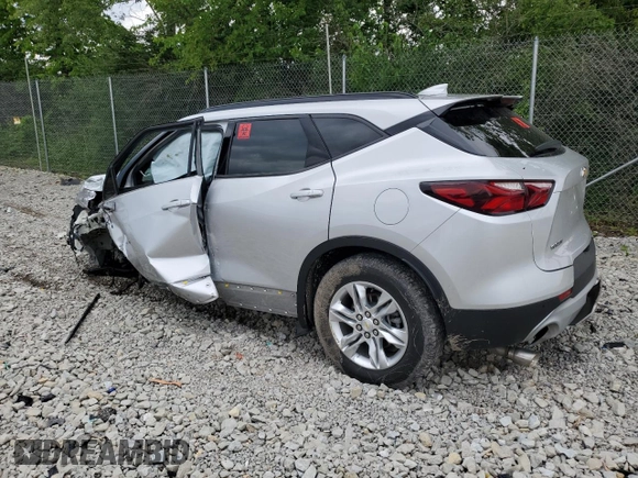 2020 Chevrolet Blazer LT z VIN 3GNKBCRS5LS606455, wystawiony jako Copart lot #58908335 z przebiegiem Nie podano mil oraz Nie do naprawy • Non repairable. Historia ofert i sprzedaży dostępna na DreamBid. Obrazek 2.