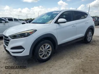 2017 Hyundai Tucson SE with VIN KM8J23A46HU335104, listed as a Copart auction lot 55772605 with 27,706 mi miles and Clean Title. Bid and sale history available at DreamBid. Image 1.