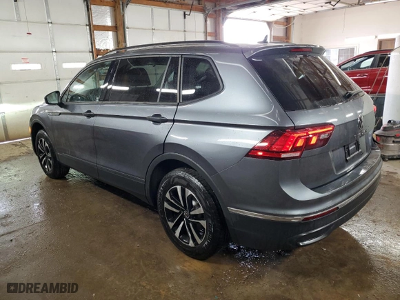 2024 Volkswagen Tiguan S with VIN 3VVFB7AX7RM184681, listed as a Copart auction lot 44536735 with 0 mi miles and Salvage Title. Bid and sale history available at carsss.com. Image 2.