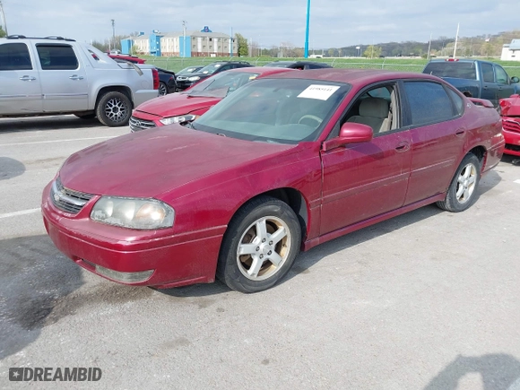 2005 Chevrolet Impala LS with VIN 2G1WH52K359267539, listed as a IAAI auction lot 41985141 with 1 mi miles. Bid and sale history available at carsss.com. Image 2.