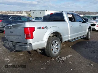 2018 Ford F-150 XL with VIN 1FTFW1E55JKD77092, listed as a IAAI auction lot 41525963 with 134,117 mi miles. Bid and sale history available at carsss.com. Image 4.