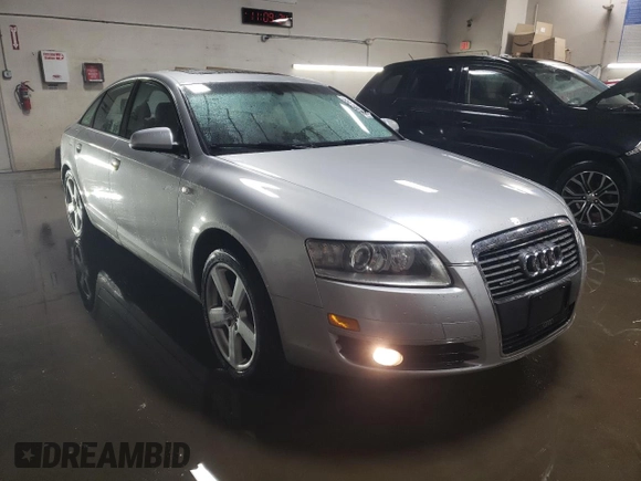 2007 Audi A6 3.2L with VIN WAUDH74F97N166433, listed as a Copart auction lot 49239765 with 159,205 mi miles and Salvage Title. Bid and sale history available at carsss.com. Image 4.