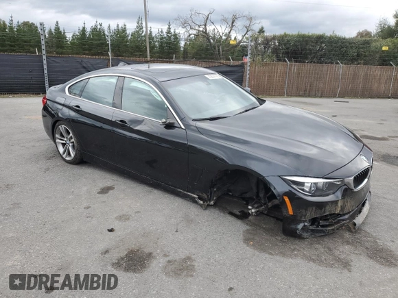 2019 BMW 4 Series 440i xDrive with VIN WBA4J7C5XKBM76520, listed as a Copart auction lot 43834195 with 19,335 mi miles and Salvage Title. Bid and sale history available at carsss.com. Image 4.