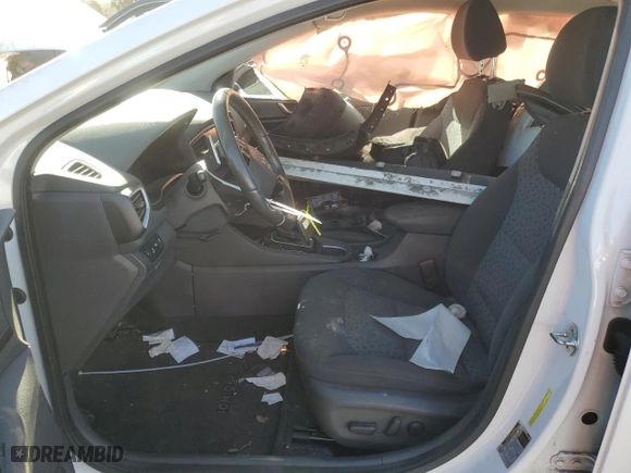 2019 Hyundai Ioniq Hybrid SEL with VIN KMHC75LCXKU124716, listed as a Copart auction lot 41574315 with 51,124 mi miles and Salvage Title. Bid and sale history available at carsss.com. Image 7.