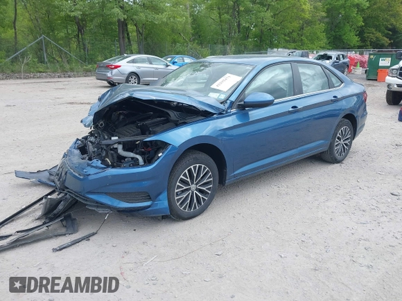 2021 Volkswagen Jetta S with VIN 3VWC57BU4MM012790, listed as a IAAI auction lot 42292471 with 43,833 mi miles and . Bid and sale history available at DreamBid. Image 17.