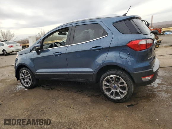2021 Ford EcoSport Titanium z VIN MAJ6S3KL4MC416365, wystawiony jako Copart lot #45915025 z przebiegiem 54 188 mil mil oraz Nie do naprawy. Historia ofert i sprzedaży dostępna na DreamBid. Obrazek 2.