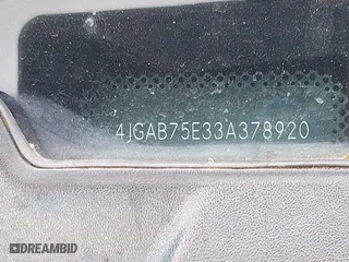 2003 Mercedes-Benz M-Class with VIN 4JGAB75E33A378920, listed as a IAAI auction lot 41914065 with 232,968 mi miles. Bid and sale history available at carsss.com. Image 9.
