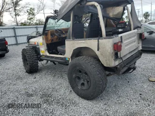 1995 Jeep Wrangler S with VIN 1J4FY19P9SP316266, listed as a Copart auction lot 88686725 with 121,561 mi miles and Salvage Title. Bid and sale history available at carsss.com. Image 2.