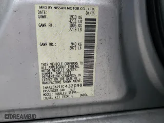 2015 Nissan Altima 2.5 SV with VIN 1N4AL3AP1FC432098, listed as a Copart auction lot 45276415 with 107,912 mi miles and Salvage Title. Bid and sale history available at carsss.com. Image 13.