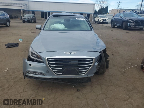 2017 Genesis G80 3.8L with VIN KMHGN4JE5HU204634, listed as a Copart auction lot 50973365 with Not Provided miles and Salvage Title. Bid and sale history available at carsss.com. Image 5.