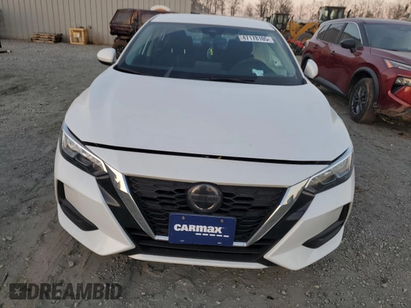 2022 Nissan Sentra SV with VIN 3N1AB8CV8NY317271, listed as a Copart auction lot 47178105 with 17,926 mi miles and Salvage Title. Bid and sale history available at carsss.com. Image 5.