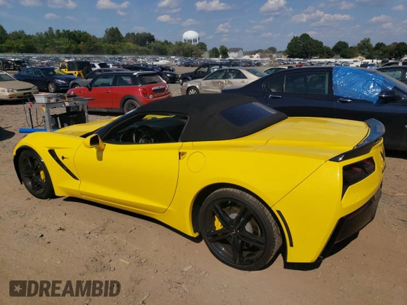 2016 Chevrolet Corvette 3LT with VIN 1G1YF3D71G5109857, listed as a Copart auction lot 69100414 with 63,216 mi miles and Salvage Title. Bid and sale history available at carsss.com. Image 2.