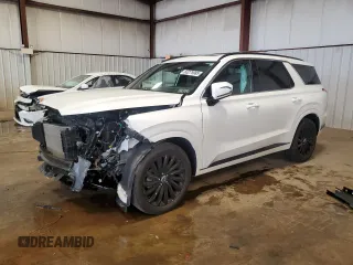 2024 Hyundai Palisade Calligraphy z VIN KM8R7DGE4RU707941, wystawiony jako Copart lot #60275985 z przebiegiem 25 706 mil mil oraz Szkoda całkowita • Salvage title. Historia ofert i sprzedaży dostępna na DreamBid. Obrazek 1.