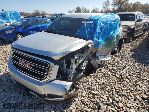 2018 GMC Yukon SLT with VIN 1GKS1BKC5JR385212, listed as a Copart auction lot 84264444 with 0 mi miles and Salvage Title. Bid and sale history available at carsss.com. Image 1.