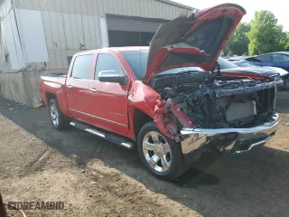 2015 Chevrolet Silverado 1500 LTZ with VIN 3GCUKSEC5FG153410, listed as a Copart auction lot 62053294 with 215,180 mi miles and Salvage Title. Bid and sale history available at carsss.com. Image 4.