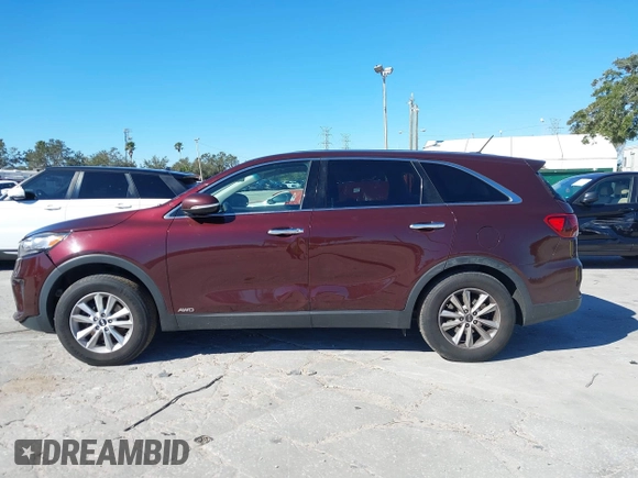 2020 Kia Sorento LX V6 with VIN 5XYPGDA50LG621118, listed as a IAAI auction lot 40988611 with 78,427 mi miles. Bid and sale history available at carsss.com. Image 14.