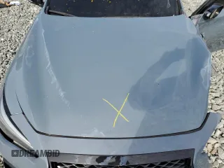 2021 Infiniti Q50 Red Sport 400 with VIN JN1FV7DP1MM850085, listed as a Copart auction lot 52563075 with Not provided miles and Salvage title. Bid and sale history available at DreamBid. Image 12.