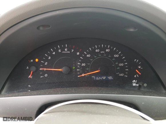 2007 Toyota Camry CE with VIN 4T1BE46K27U669184, listed as a Copart auction lot 49612204 with 71,524 mi miles and Salvage Title. Bid and sale history available at carsss.com. Image 9.