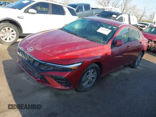 2024 Hyundai Elantra SE with VIN KMHLL4DG1RU744288, listed as a IAAI auction lot 40326384 with 11,656 mi miles and . Bid and sale history available at DreamBid. Image 2.
