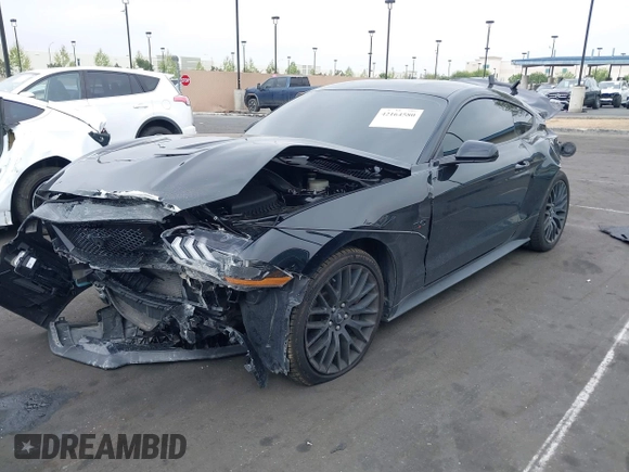 2018 Ford Mustang GT с VIN 1FA6P8CF9J5105053, выставлен на аукционе IAAI как лот 42164580 с пробегом Не указан миль и . История ставок и продаж доступна на DreamBid. Изображение 2.