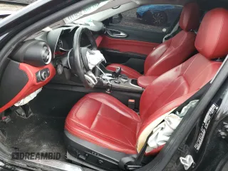 2021 Alfa Romeo Giulia Ti with VIN ZARFANBNXM7641463, listed as a Copart auction lot 42872425 with 47,471 mi miles and Salvage title. Bid and sale history available at DreamBid. Image 7.
