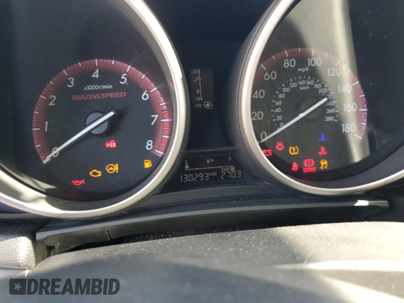 2013 Mazda 3 Mazdaspeed3 Touring with VIN JM1BL1L37D1715126, listed as a Copart auction lot 84619384 with 130,293 mi miles and Salvage Title. Bid and sale history available at DreamBid. Image 9.