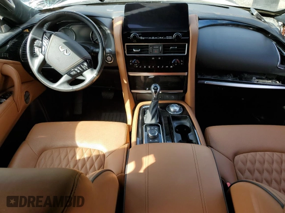 2024 Infiniti QX80 SENSORY with VIN JN8AZ2BC4R9501435, listed as a Copart auction lot 73679564 with 2,471 mi miles and Salvage Title. Bid and sale history available at carsss.com. Image 8.