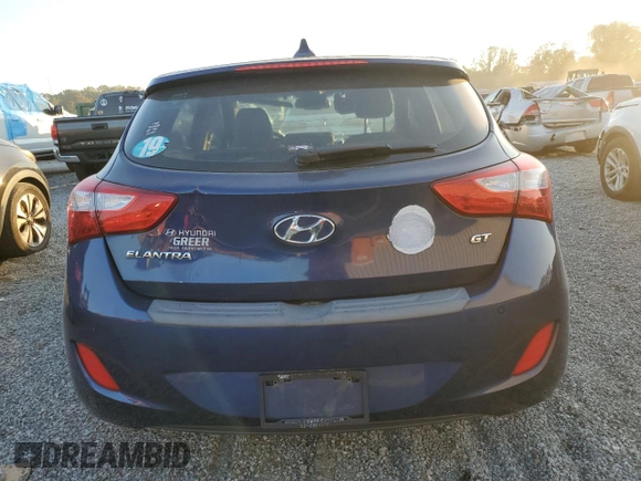 2013 Hyundai Elantra GT with VIN KMHD35LE1DU065933, listed as a Copart auction lot 75322614 with 153,381 mi miles and Salvage Title. Bid and sale history available at carsss.com. Image 6.