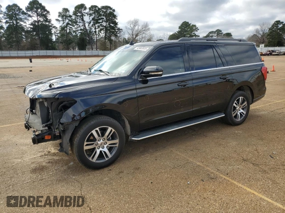 2023 Ford Expedition Max XLT z VIN 1FMJK1H88PEA45999, wystawiony jako Copart lot #43463605 z przebiegiem 36 420 mil mil oraz Szkoda całkowita • Salvage title. Historia ofert i sprzedaży dostępna na DreamBid. Obrazek 1.