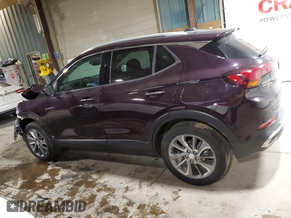 2021 Buick Encore GX Essence with VIN KL4MMGSL5MB150213, listed as a Copart auction lot 51256435 with 38,465 mi miles and Salvage title. Bid and sale history available at DreamBid. Image 2.