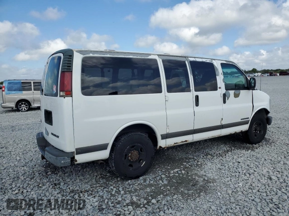 2000 GMC Savana z VIN 1GJHG35R0Y1116076, wystawiony jako Copart lot #50339725 z przebiegiem 263 035 mil mil oraz Nie do naprawy • Non repairable. Historia ofert i sprzedaży dostępna na DreamBid. Obrazek 3.