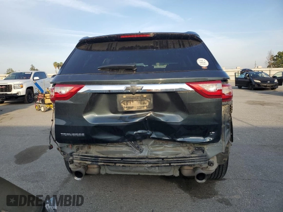 2018 Chevrolet Traverse LT Cloth with VIN 1GNERGKW7JJ231504, listed as a Copart auction lot 54776515 with 122,938 mi miles and Salvage Title. Bid and sale history available at carsss.com. Image 6.