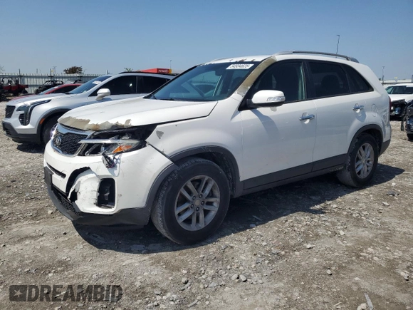 2014 Kia Sorento LX with VIN 5XYKT3A64EG546077, listed as a Copart auction lot 54934625 with 200,774 mi miles and Clean Title. Bid and sale history available at carsss.com. Image 1.