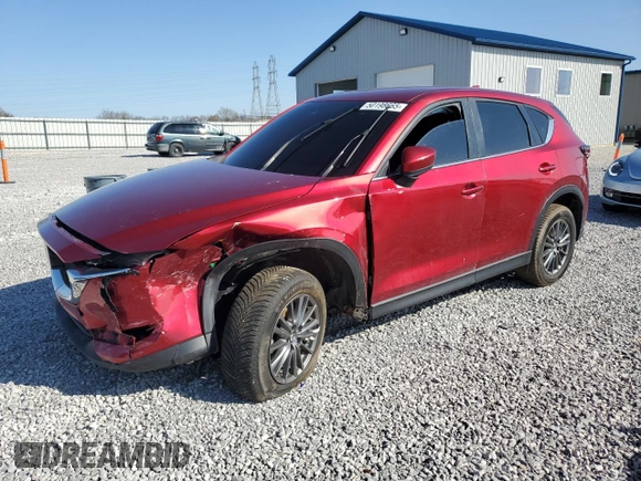 2020 Mazda CX-5 Sport with VIN JM3KFABM5L0763270, listed as a Copart auction lot 50198665 with 0 mi miles and Salvage Title. Bid and sale history available at carsss.com. Image 1.