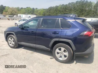 2019 Toyota RAV4 XLE with VIN 2T3W1RFV0KC027858, listed as a Copart auction lot 54301995 with 145,669 mi miles and Salvage Title. Bid and sale history available at carsss.com. Image 2.