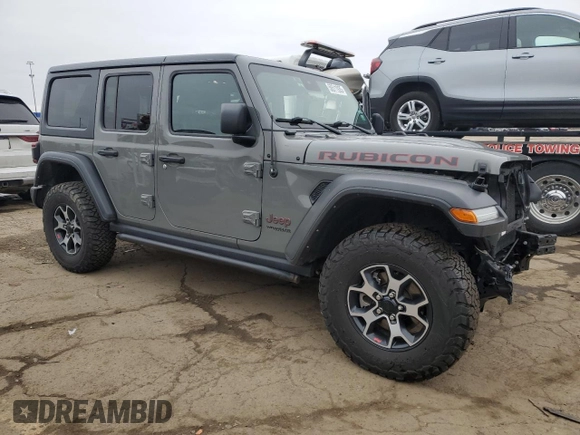 2021 Jeep Wrangler Unlimited Rubicon with VIN 1C4HJXFN9MW739351, listed as a Copart auction lot 50511935 with 44,674 mi miles and Clean Title. Bid and sale history available at DreamBid. Image 4.