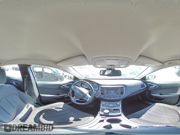 2015 Chrysler 200 Limited with VIN 1C3CCCAB9FN536662, listed as a Copart auction lot 57242915 with 72,193 mi miles and Salvage title. Bid and sale history available at DreamBid. Image 14.