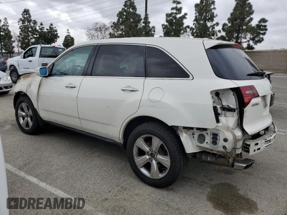 2011 Acura MDX Tech Pkg with VIN 2HNYD2H69BH500436, listed as a Copart auction lot 53506175 with Not Provided miles and Salvage Title. Bid and sale history available at carsss.com. Image 2.