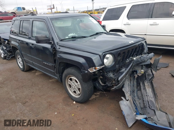 2016 Jeep Patriot Sport with VIN 1C4NJPBB8GD547837, listed as a IAAI auction lot 41556247 with 96,304 mi miles and . Bid and sale history available at carsss.com. Image 1.