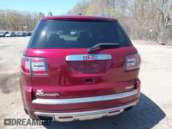 2016 GMC Acadia Denali with VIN 1GKKVTKD8GJ241499, listed as a IAAI auction lot 42092249 with 55,635 mi miles and . Bid and sale history available at DreamBid. Image 16.