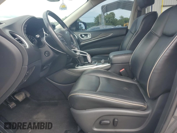 2019 Infiniti QX60 Pure with VIN 5N1DL0MN9KC566203, listed as a Copart auction lot 57137775 with 128,234 mi miles and Salvage title. Bid and sale history available at DreamBid. Image 7.