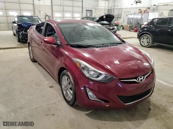 2015 Hyundai Elantra SE with VIN 5NPDH4AE1FH560147, listed as a Copart auction lot 49681815 with 172,476 mi miles and Salvage Title. Bid and sale history available at carsss.com. Image 11.