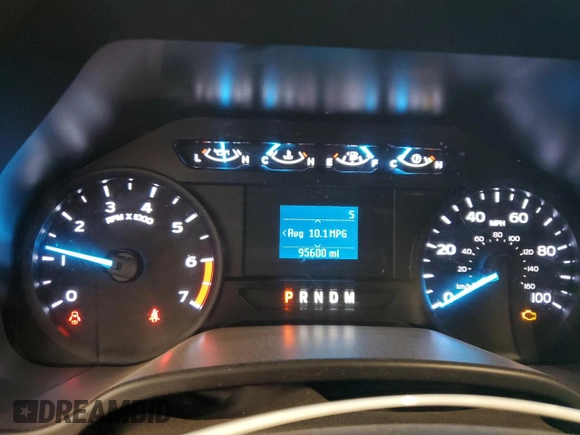 2021 Ford F-350 XL with VIN 1FT8W3BN7MED72617, listed as a Copart auction lot 61134705 with 95,600 mi miles and Salvage title. Bid and sale history available at DreamBid. Image 9.