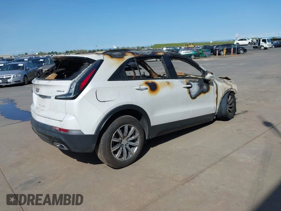 2020 Cadillac XT4 FWD Sport with VIN 1GYFZER44LF029323, listed as a IAAI auction lot 41906596 with Not Provided miles and . Bid and sale history available at carsss.com. Image 4.