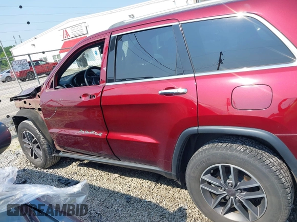 2019 Jeep Grand Cherokee Limited with VIN 1C4RJFBG9KC554415, listed as a IAAI auction lot 42417332 with 136,370 mi miles and . Bid and sale history available at DreamBid. Image 15.